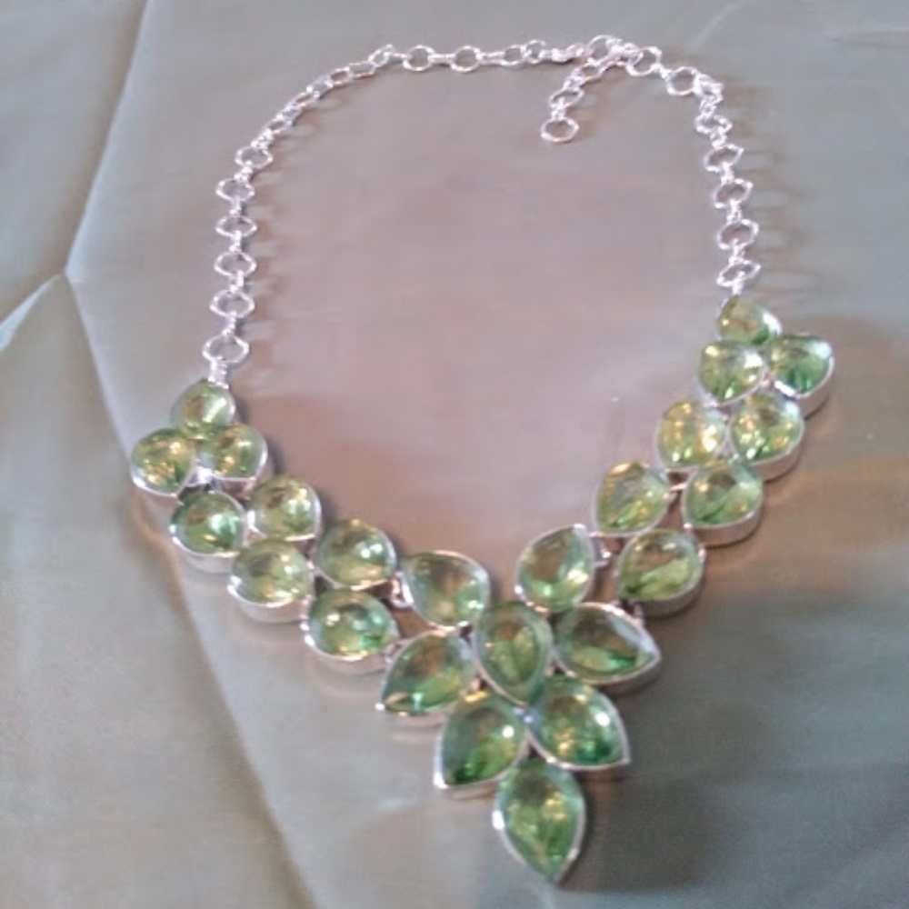 Light Lime Green Necklace